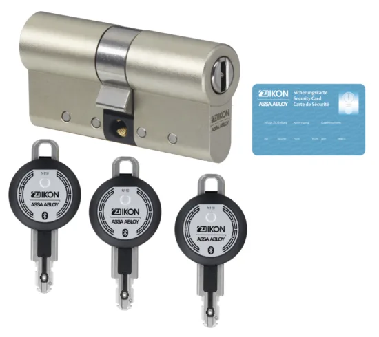 IKON CLIQ Go Starterset B1: Bluetooth-Schlüssel und Doppelzylinder