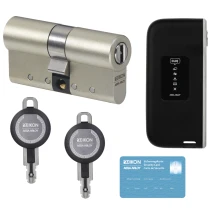 IKON CLIQ Go Starterset M1: Mobiles Programmiergerät und Doppelzylinder