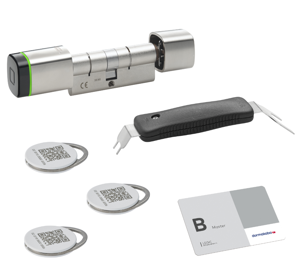 evolo smart Starter Kit mit Digitalzylinder | Bofferding Edition (70/40)